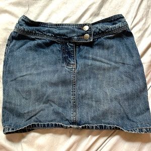 SO Size 0 Mini Jean Skirt